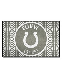 Indianapolis Colts Southern Style Starter Mat Accent Rug  19in. x 30in. Gray by   