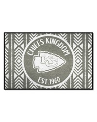 Kansas City Chiefs Southern Style Starter Mat Accent Rug  19in. x 30in. Gray by   