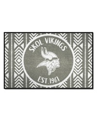 Minnesota Vikings Southern Style Starter Mat Accent Rug  19in. x 30in. Gray by   