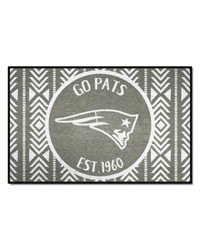 New England Patriots Southern Style Starter Mat Accent Rug  19in. x 30in. Gray by   