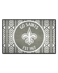 New Orleans Saints Southern Style Starter Mat Accent Rug  19in. x 30in. Gray by   