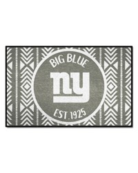 New York Giants Southern Style Starter Mat Accent Rug  19in. x 30in. Gray by   