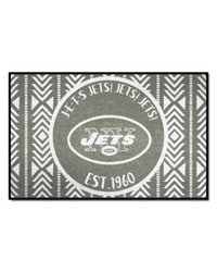 New York Jets Southern Style Starter Mat Accent Rug  19in. x 30in. Gray by   