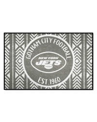 New York Jets Southern Style Starter Mat Accent Rug  19in. x 30in. Gray by   