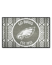 Philadelphia Eagles Southern Style Starter Mat Accent Rug  19in. x 30in. Gray by   