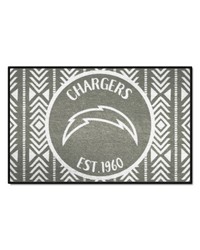 Los Angeles Chargers Southern Style Starter Mat Accent Rug  19in. x 30in. Gray by   