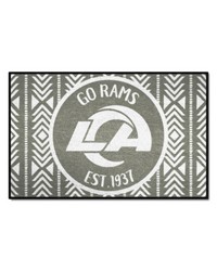 Los Angeles Rams Southern Style Starter Mat Accent Rug  19in. x 30in. Gray by   