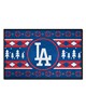Fan Mats  LLC Los Angeles Dodgers Starter Mat Holiday Sweater Blue