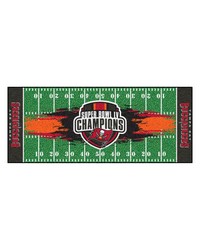 Tampa Bay Buccaneers Field Runner Mat  30in. x 72in. 2021 Super Bowl LV Champions Green by   