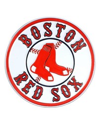 Boston Red Sox 3D Color Metal Emblem Red by   