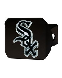 Chicago White Sox Black Metal Hitch Cover  3D Color Emblem Black by   