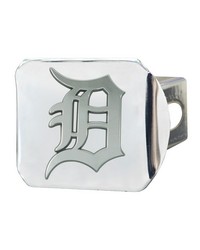 Detroit Tigers Chrome Metal Hitch Cover with Chrome Metal 3D Emblem Chrome by   