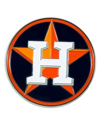 Houston Astros 3D Color Metal Emblem Orange by   