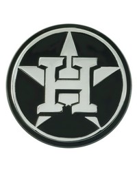 Houston Astros 3D Chrome Metal Emblem Chrome by   