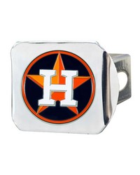Houston Astros Color Hitch Cover Chrome by   
