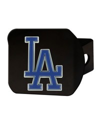 Los Angeles Dodgers Black Metal Hitch Cover  3D Color Emblem Black by   