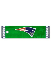 New England Patriots Putting Green Mat  1.5ft. x 6ft. 2019 Super Bowl LIII Champions  Green by   