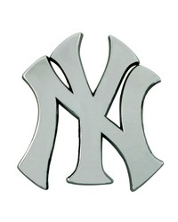 New York Yankees 3D Chrome Metal Emblem Chrome by   