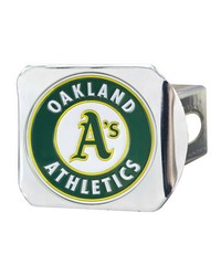 Oakland Athletics Color Hitch Cover Chrome by   