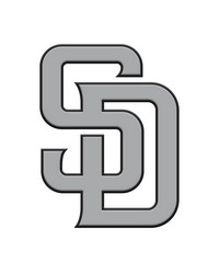 San Diego Padres 3D Chrome Metal Emblem Chrome by   