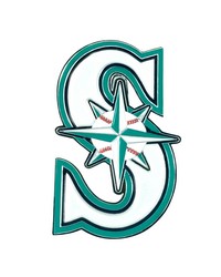 Seattle Mariners 3D Color Metal Emblem Gray by   