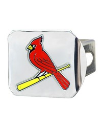 St. Louis Cardinals Hitch Cover  3D Color Emblem Chrome by   
