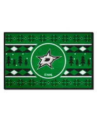 Dallas Stars Holiday Sweater Starter Mat Accent Rug  19in. x 30in. Green by   