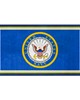 Fan Mats  LLC U.S. Navy 3ft. x 5ft. Plush Area Rug Blue