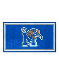 Memphis Tigers 3ft. x 5ft. Plush Area Rug Blue by   
