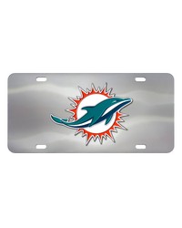 Miami Dolphins Diecast License Plate by   