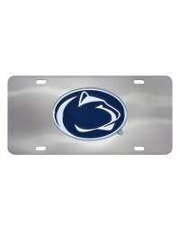 Penn State Nittany Lions 3D Stainless Steel License Plate Stainless Steel by   