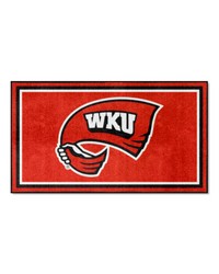 Western Kentucky Hilltoppers 3ft. x 5ft. Plush Area Rug Red by   
