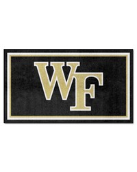 Wake Forest Demon Deacons 3ft. x 5ft. Plush Area Rug Black by   