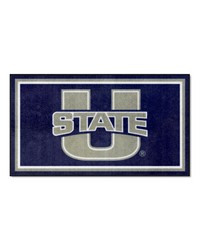 Utah State Aggies 3ft. x 5ft. Plush Area Rug Navy by   