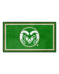 Colorado State Rams 3ft. x 5ft. Plush Area Rug Green by   
