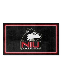 Northern Illinois Huskies 3ft. x 5ft. Plush Area Rug Black by   