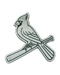 St. Louis Cardinals 3D Chrome Metal Emblem Chrome by   