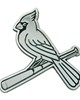 Fan Mats  LLC St. Louis Cardinals 3D Chrome Metal Emblem Chrome