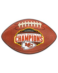 Kansas City Chiefs  Football Rug  20.5in. x 32.5in. 2020 Super Bowl LIV Champions Red by   