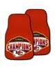 Fan Mats LLC Kansas City Chiefs 2-pc Carpet Car Mat Set Red