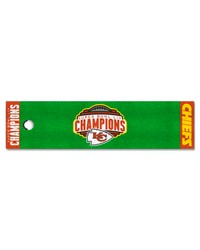 Kansas City Chiefs Putting Green Mat  1.5ft. x 6ft. 2020 Super Bowl LIV Champions Red by   