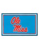 Fan Mats LLC Ole Miss Rebels 4x6 Rug Light Blue