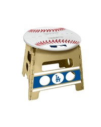 Los Angeles Dodgers Folding Step Stool  13in. Rise Beige by   
