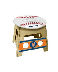 New York Mets Folding Step Stool  13in. Rise Beige by   