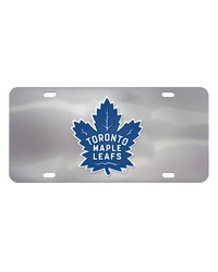 Toronto Maple Leafs 3D Stainless Steel License Plate Stainless Steel by   