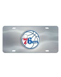 Philadelphia 76ers Diecast License Plate by   