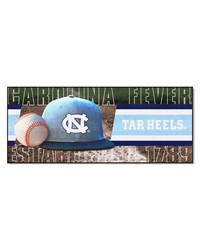 North Carolina Tar Heels Baseball Runner Rug  30in. x 72in. Blue by   