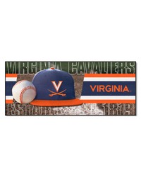 Virginia Cavaliers Baseball Runner Rug  30in. x 72in. Navy by  Stout Wallpaper 