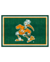 Miami Hurricanes 5x8 Rug by   