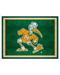 Miami Hurricanes 8x10 Rug by   